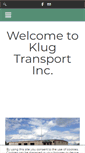 Mobile Screenshot of klugtransportinc.com